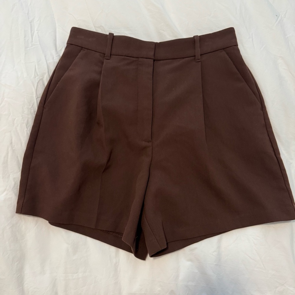 Abercrombie & Fitch Linen-blend Tailored Shorts